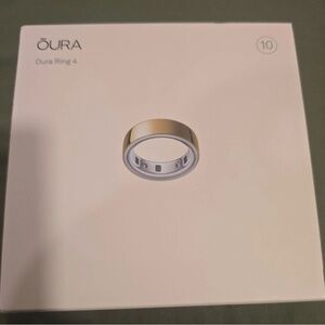 Oura Ring 4 in Elegant Gold-Size 10